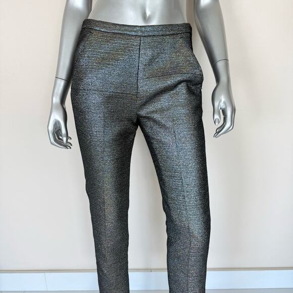 MSGM women shimmer pants size S Authentic Retail 480$ - Picture 2 of 8